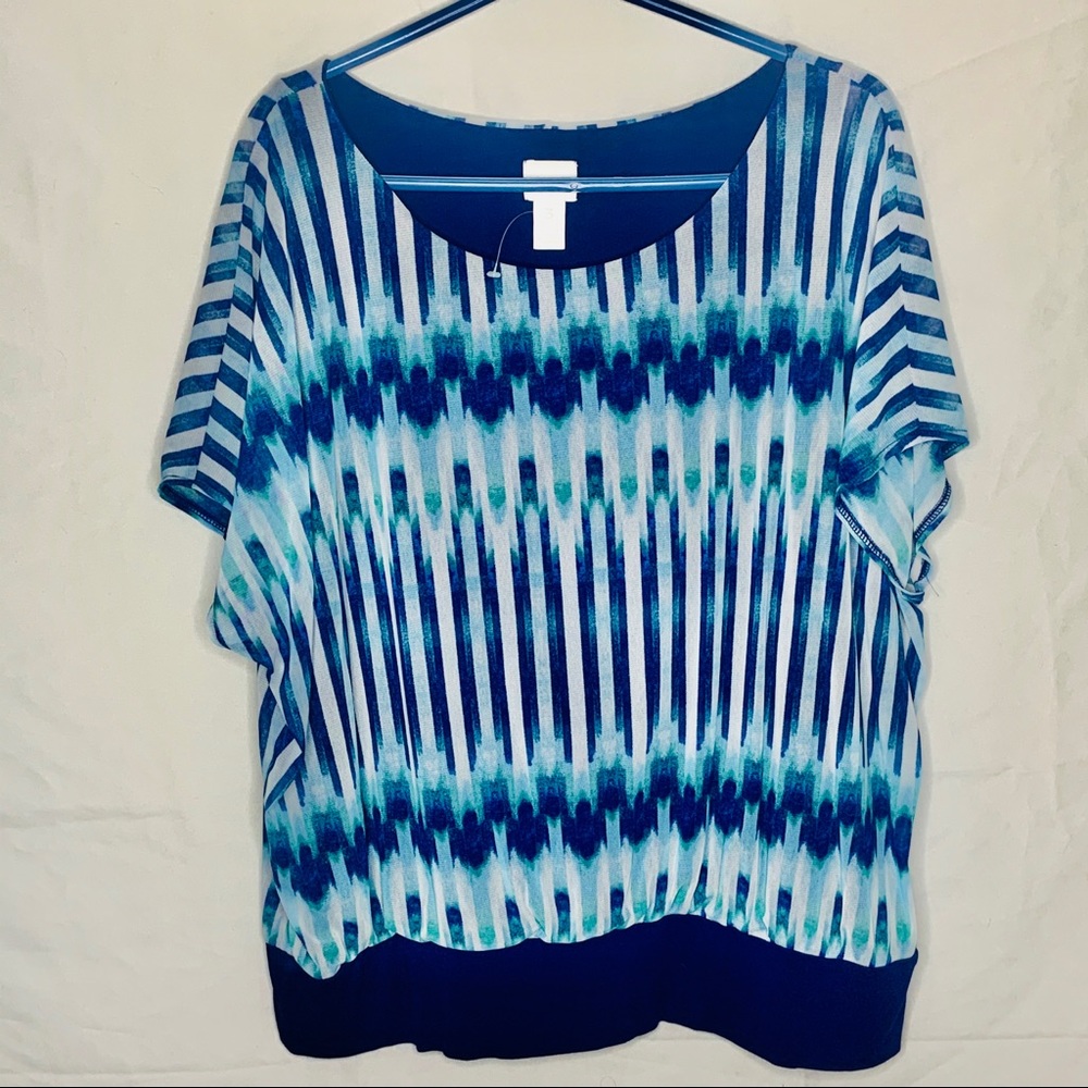 COPY - - Chico’s batwing blouse  size 3